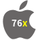 Aplicativo 76x para iOS